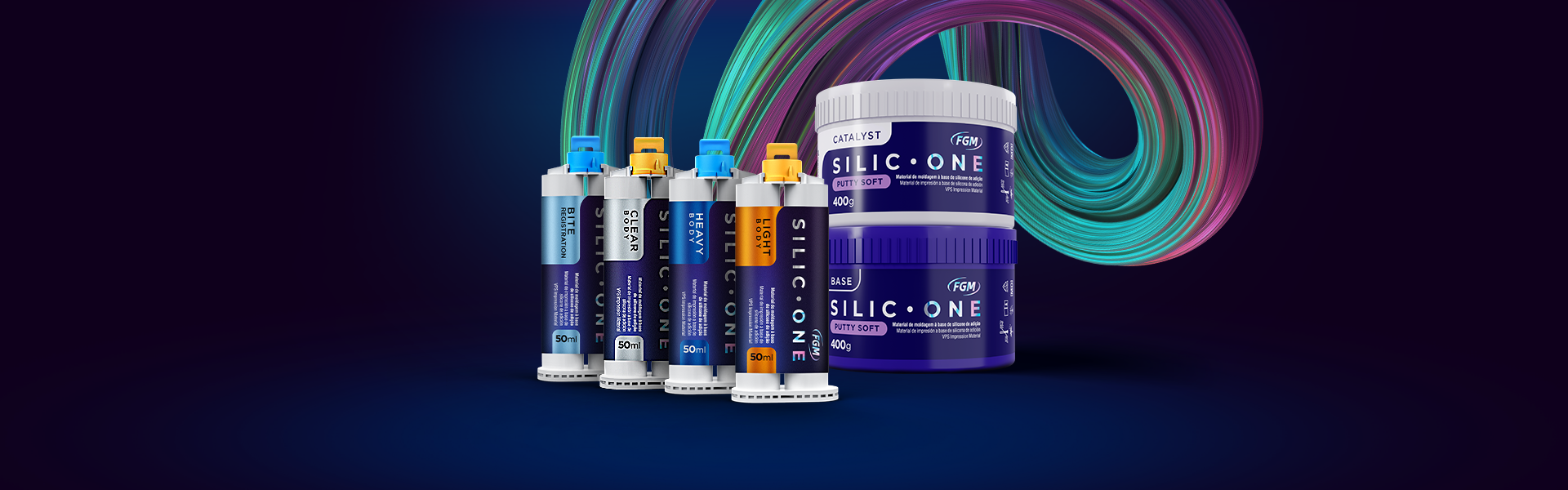 77729 Banner Home Silic One 1 - SILIC-ONE: FGM amplía su portfolio de dentística con familia de productos de moldeo