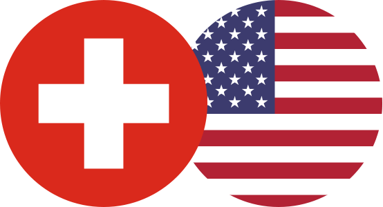 swiss and usa flag - Arcsys pelo mundo