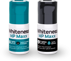 frascos hp maxx - Tooth whitening, combined technique